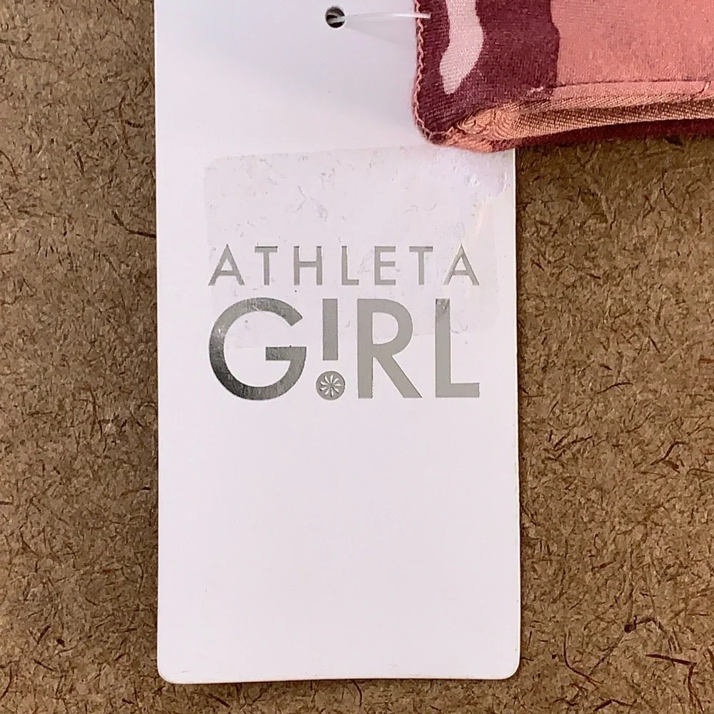 Athleta Girl One Size Pink‎ Camouflage Take On The Universe Headband NWT